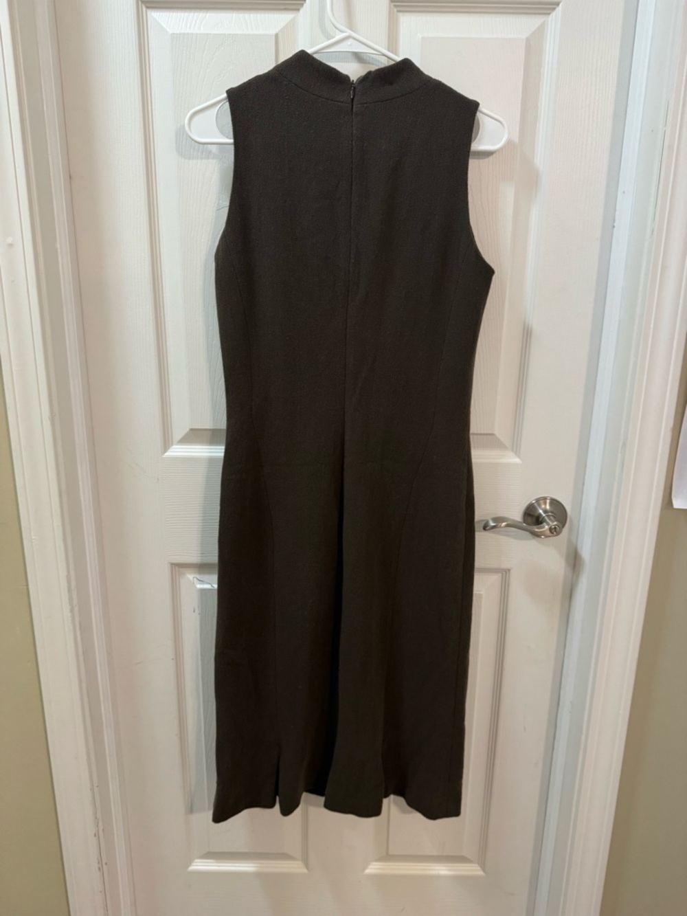 Giorgio Armani Wool Knot Detail Midi Dress Size 40 - Picture 2 of 13